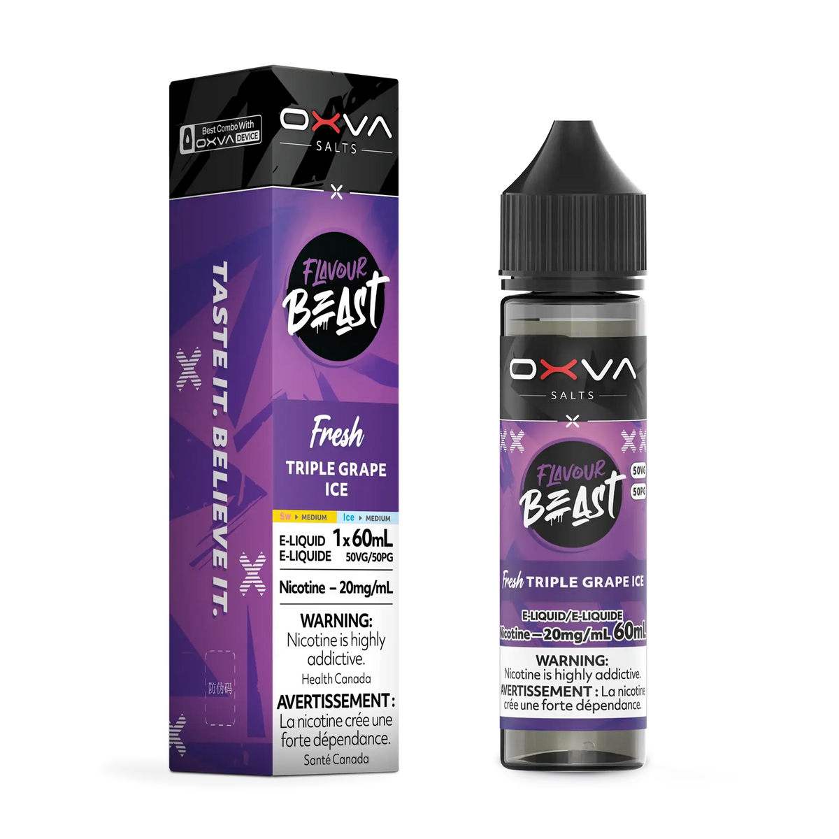 Fresh Triple Grape Ice packaging