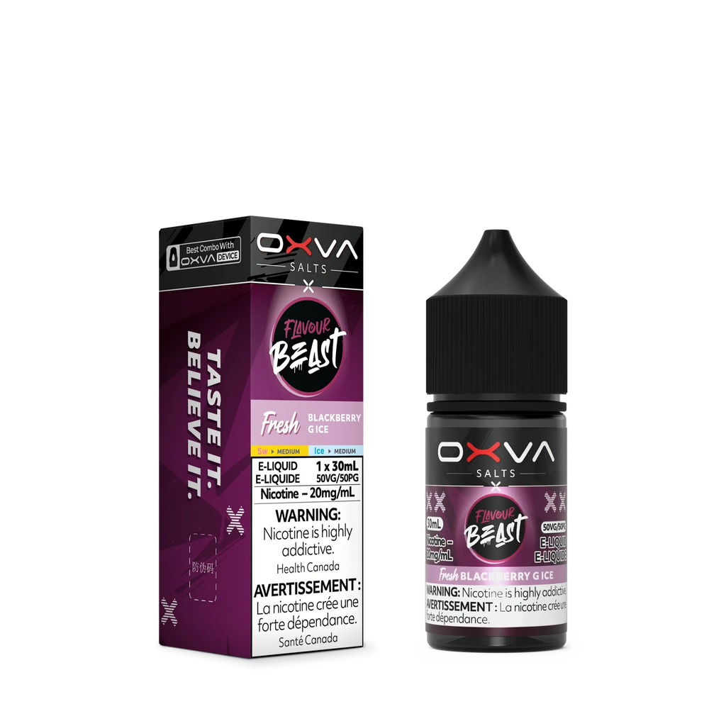 Fresh Blackberry G Ice by Flavour Beast x OXVA E-Liquid Salt by FLAVOUR BEAST X OXVA — view 2