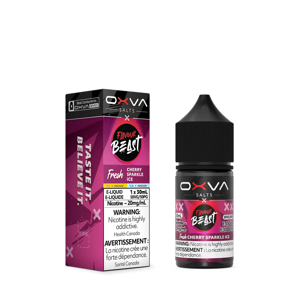 Fresh Cherry Sparkle Ice by Flavour Beast x OXVA E-Liquid Salt by FLAVOUR BEAST X OXVA — view 2