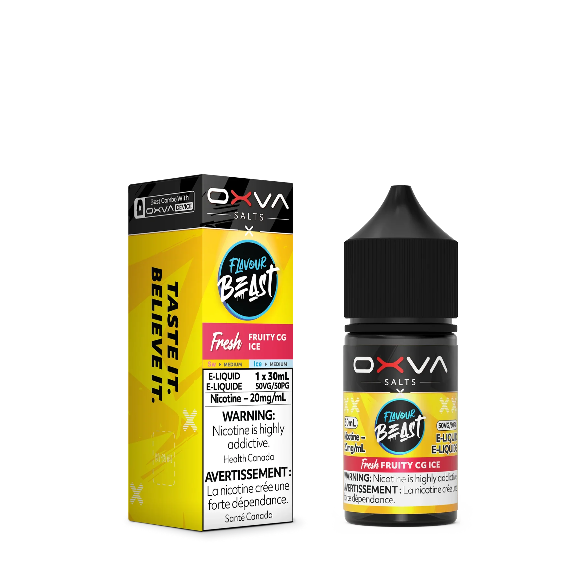 Fresh Fruity CG Ice by Flavour Beast x OXVA E-Liquid Salt - view 2
