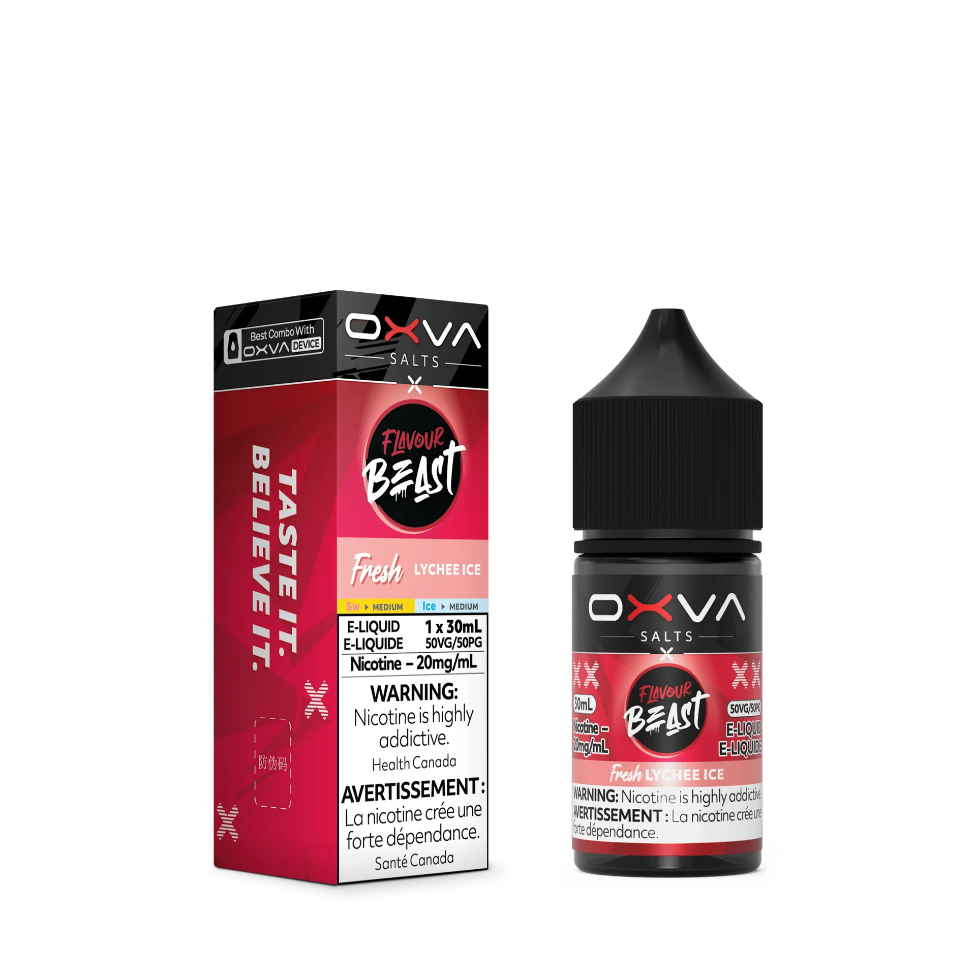 Fresh Lychee Ice by Flavour Beast x OXVA E-Liquid Salt by FLAVOUR BEAST X OXVA — view 2