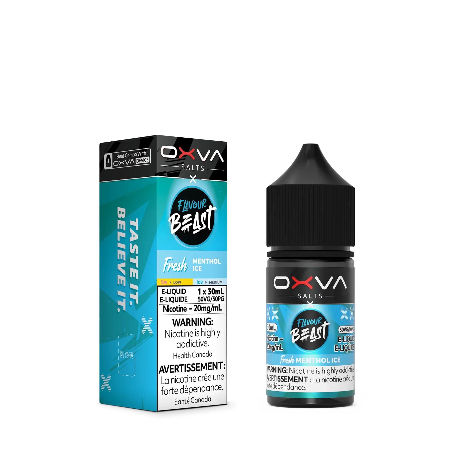 Fresh Menthol Ice by Flavour Beast x OXVA E-Liquid Salt by FLAVOUR BEAST X OXVA — view 2