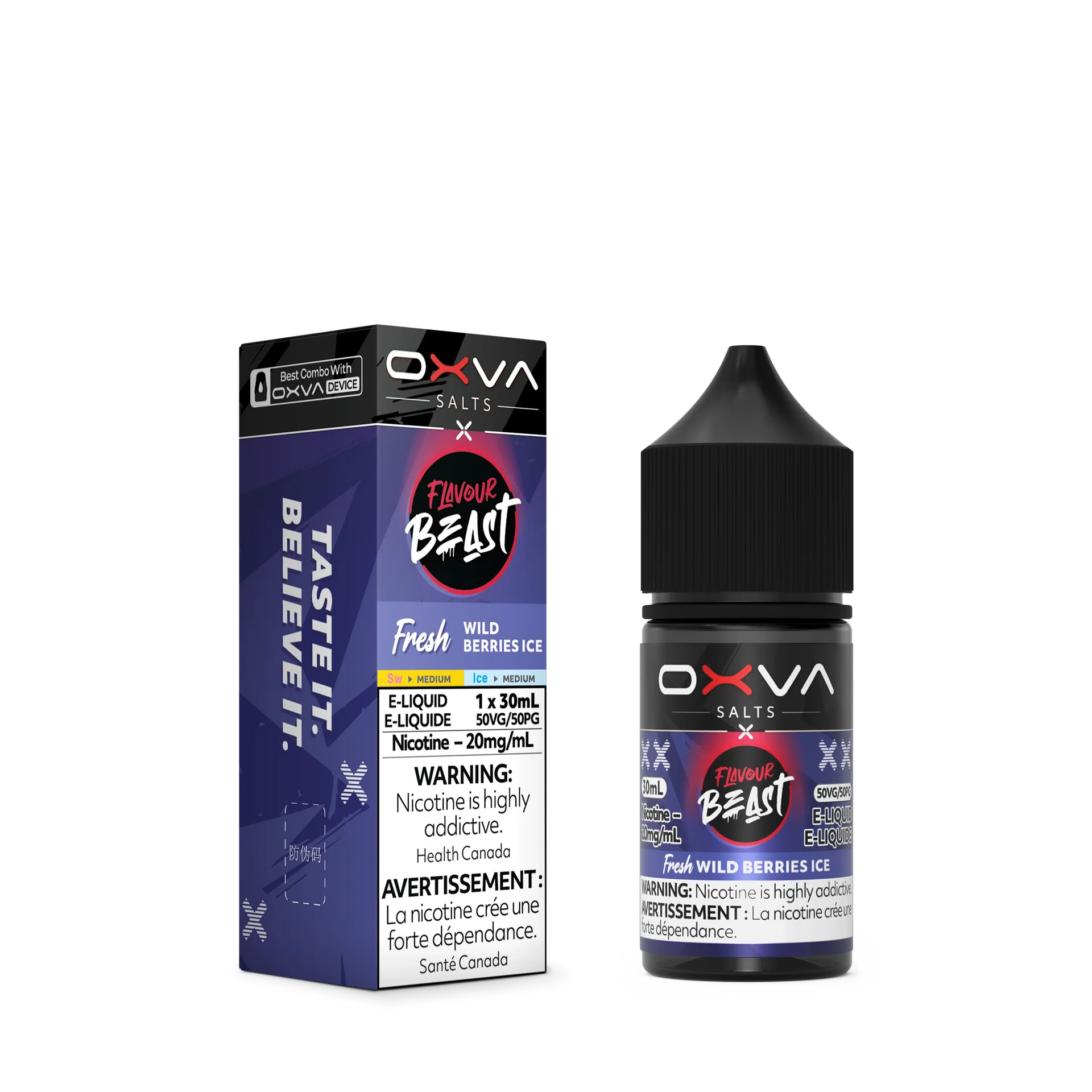 Fresh Wild Berries Ice by Flavour Beast x OXVA E-Liquid Salt - view 2