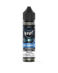 Flavour Beast Salt Boss Blueberry Iced e-liquid in a dark bottle with blue and white label.