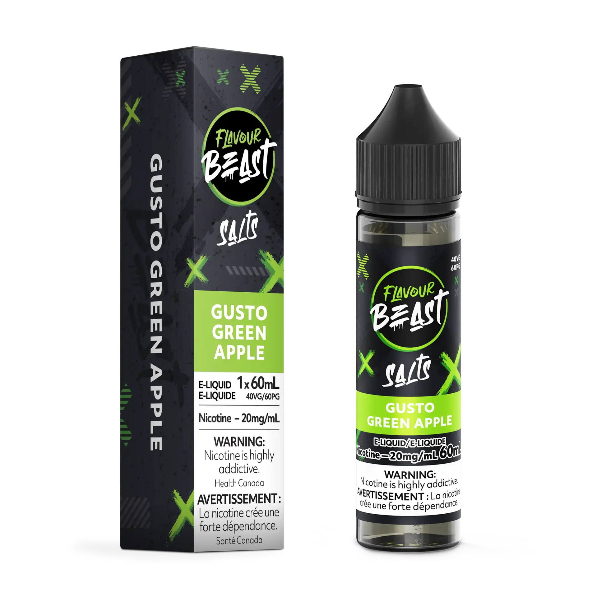 Gusto Green Apple by Flavour Beast Salt by FLAVOUR BEAST — view 4