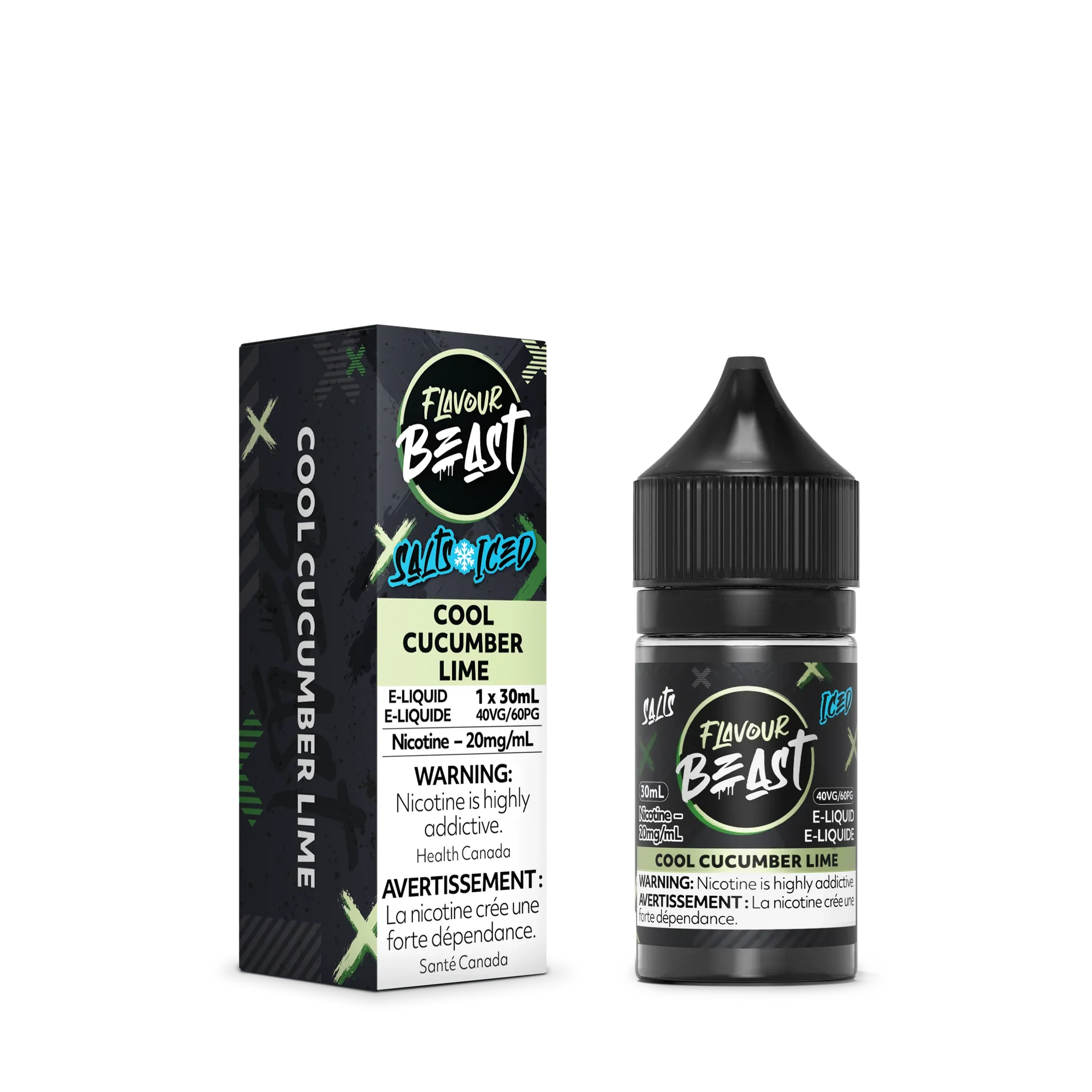 Cool Cucumber Lime Iced by Flavour Beast Salt by FLAVOUR BEAST — view 2