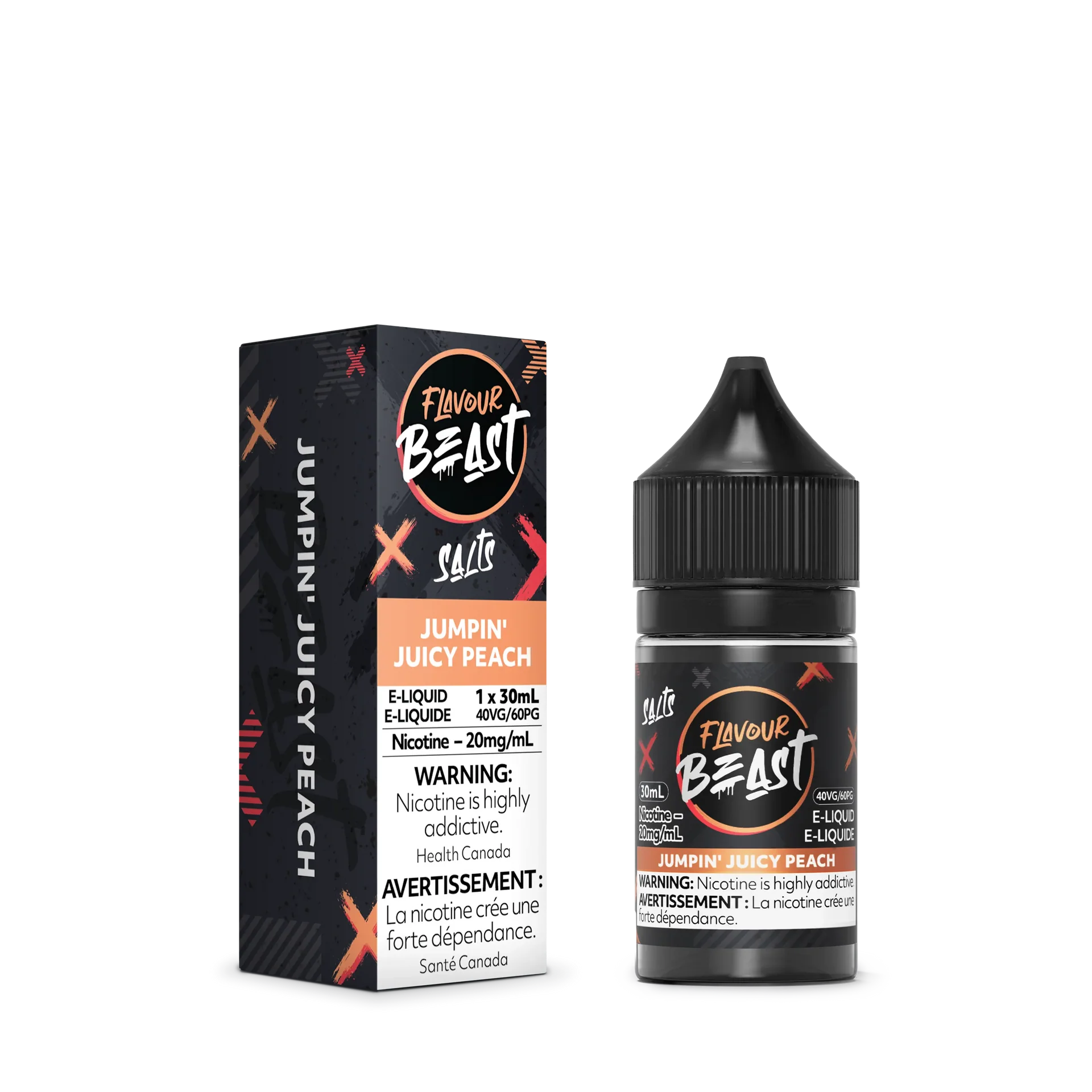 Jumpin' Juicy Peach by Flavour Beast Salt by FLAVOUR BEAST — view 2