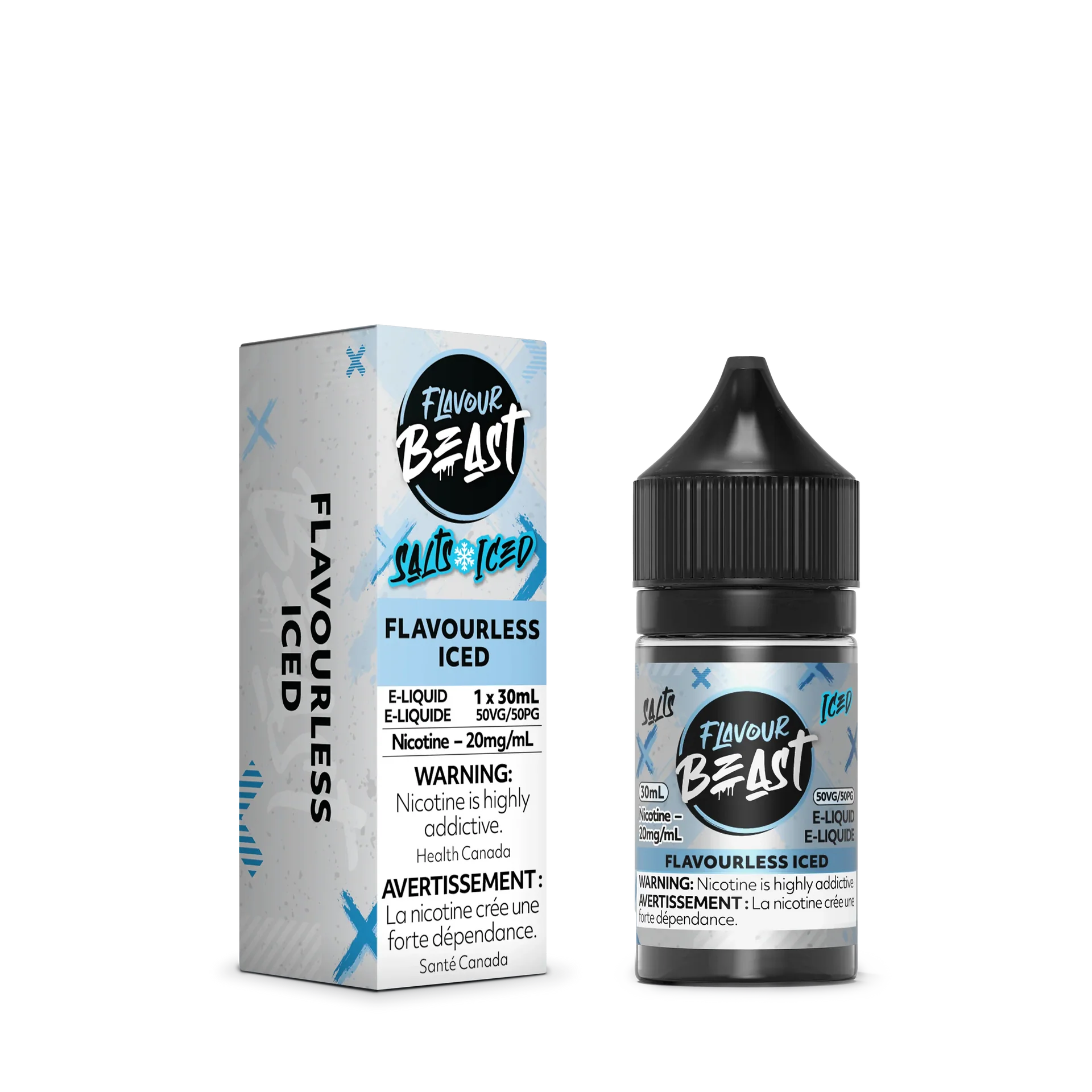 Flavourless Iced by Flavour Beast E-Liquid Salt by FLAVOUR BEAST — view 2