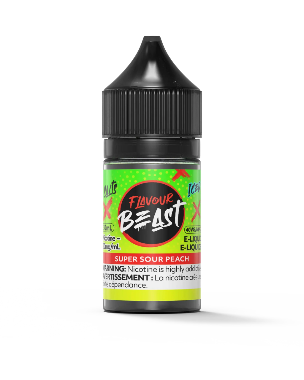 Super Sour Peach by Flavour Beast Salt - view 1