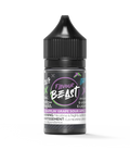 Flavour Beast Salt Grapplin' Grape Sour Apple Iced 30ml e-liquid bottle with black cap and purple label.