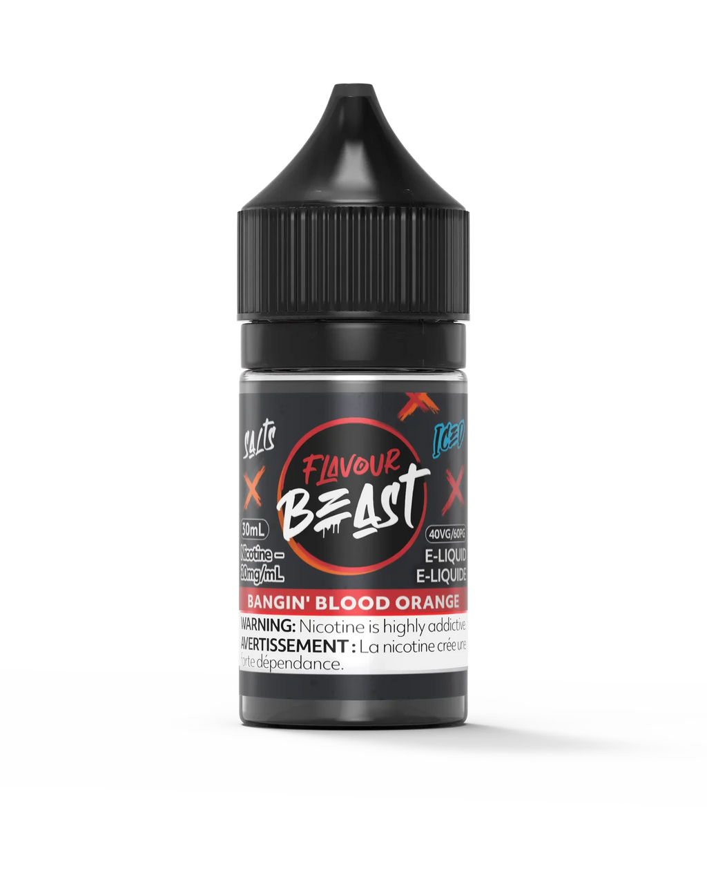 Bangin' Blood Orange Iced by Flavour Beast Salt by FLAVOUR BEAST — view 1