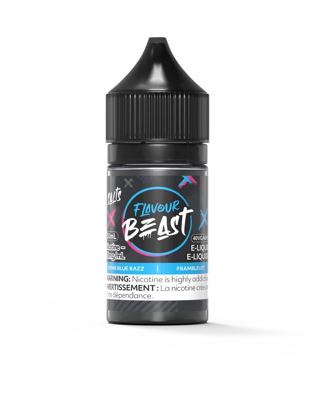 Bomb Blue Razz by Flavour Beast Salt by FLAVOUR BEAST — view 1