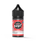 Flavour Beast Salt Famous Fruit KO Iced 30mL e-liquid bottle with red label and black cap.