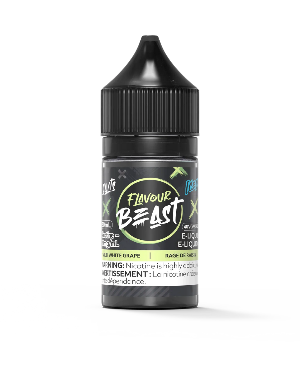 Wild White Grape Iced by Flavour Beast Salt by FLAVOUR BEAST — view 1