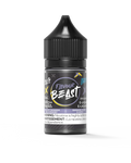 Flavour Beast Salt Blazin' Banana Blackberry Iced 30mL e-liquid bottle with black cap and purple label.