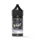 Flavour Beast Salt Blazin' Banana Blackberry Iced 30mL e-liquid bottle with black cap and purple label.