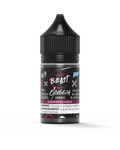 Flavour Beast Chuggin' Series Salt Cherry Classic Iced 30mL e-liquid bottle with black cap.