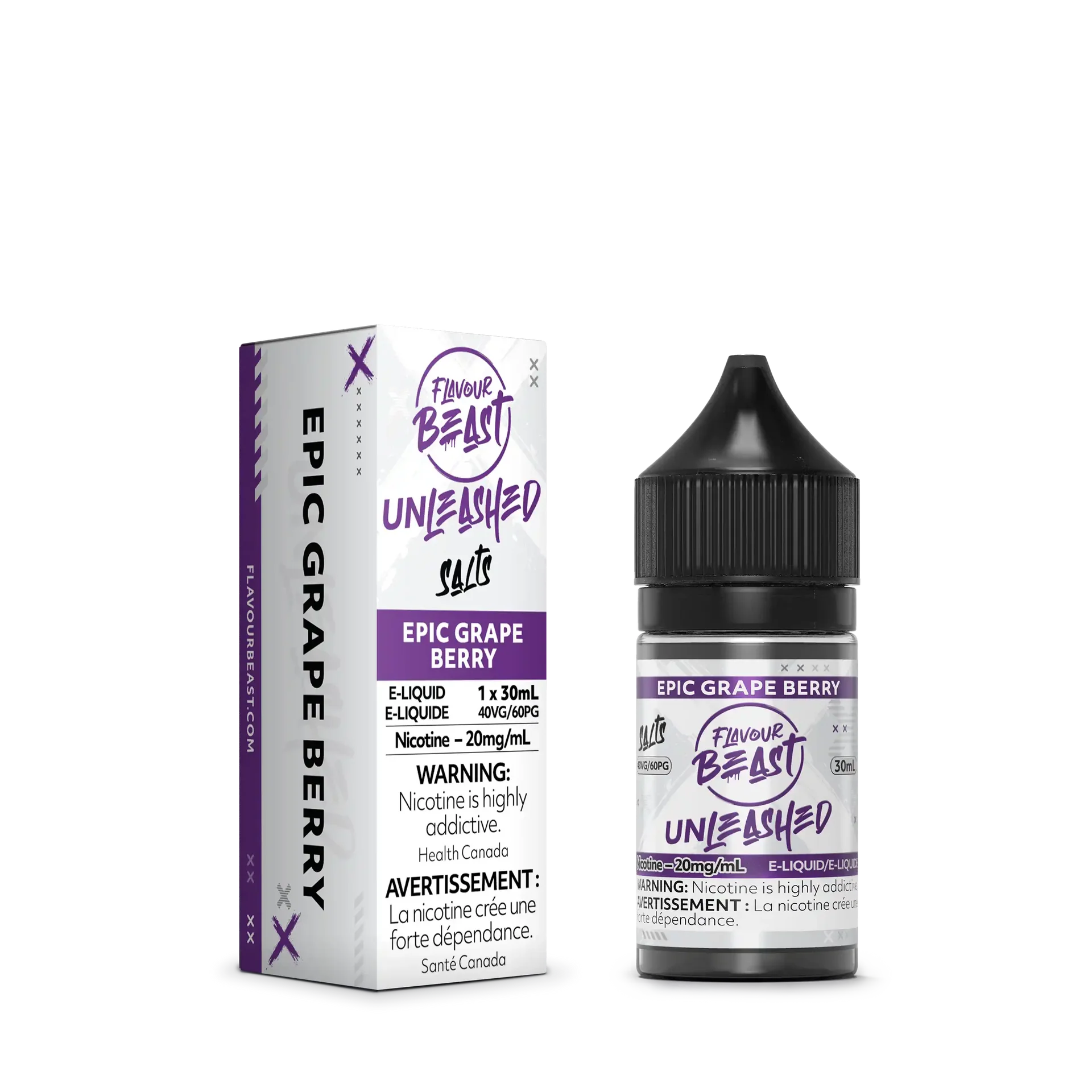 Epic Grape Berry by Flavour Beast Unleashed Salt by FLAVOUR BEAST — view 2