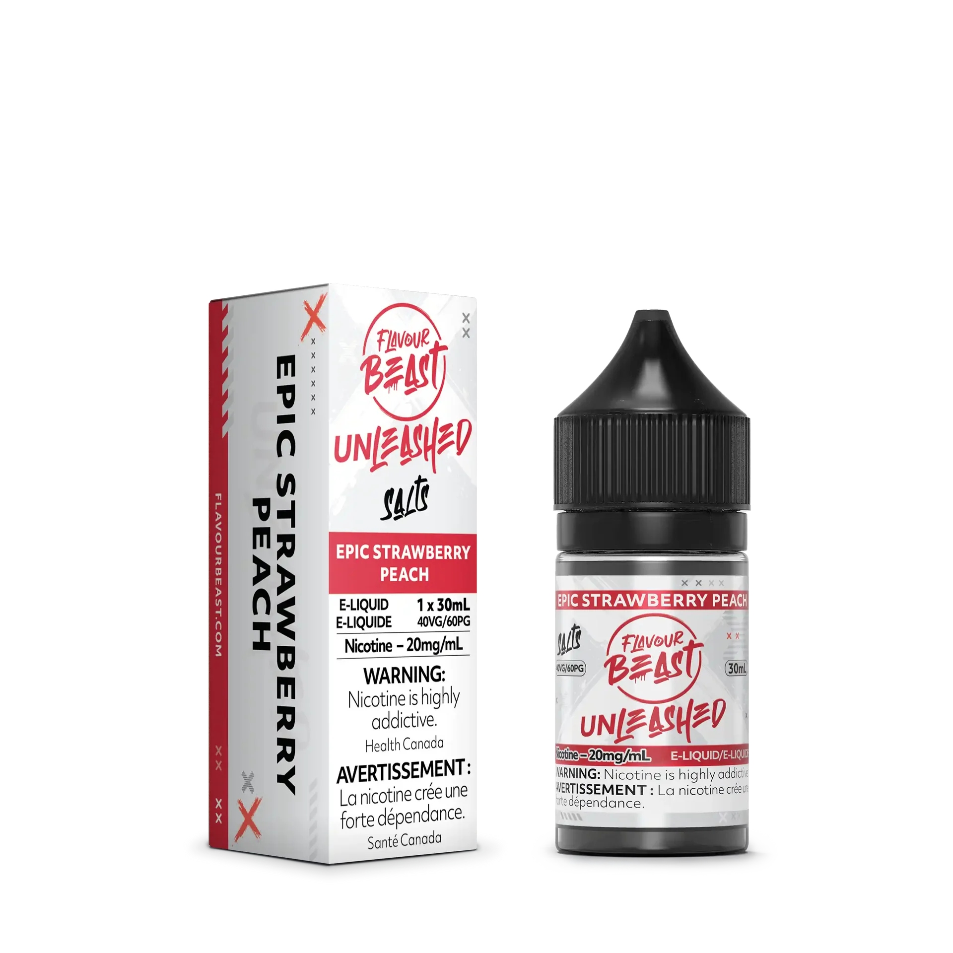 Epic Strawberry Peach by Flavour Beast Unleashed Salt by FLAVOUR BEAST — view 2