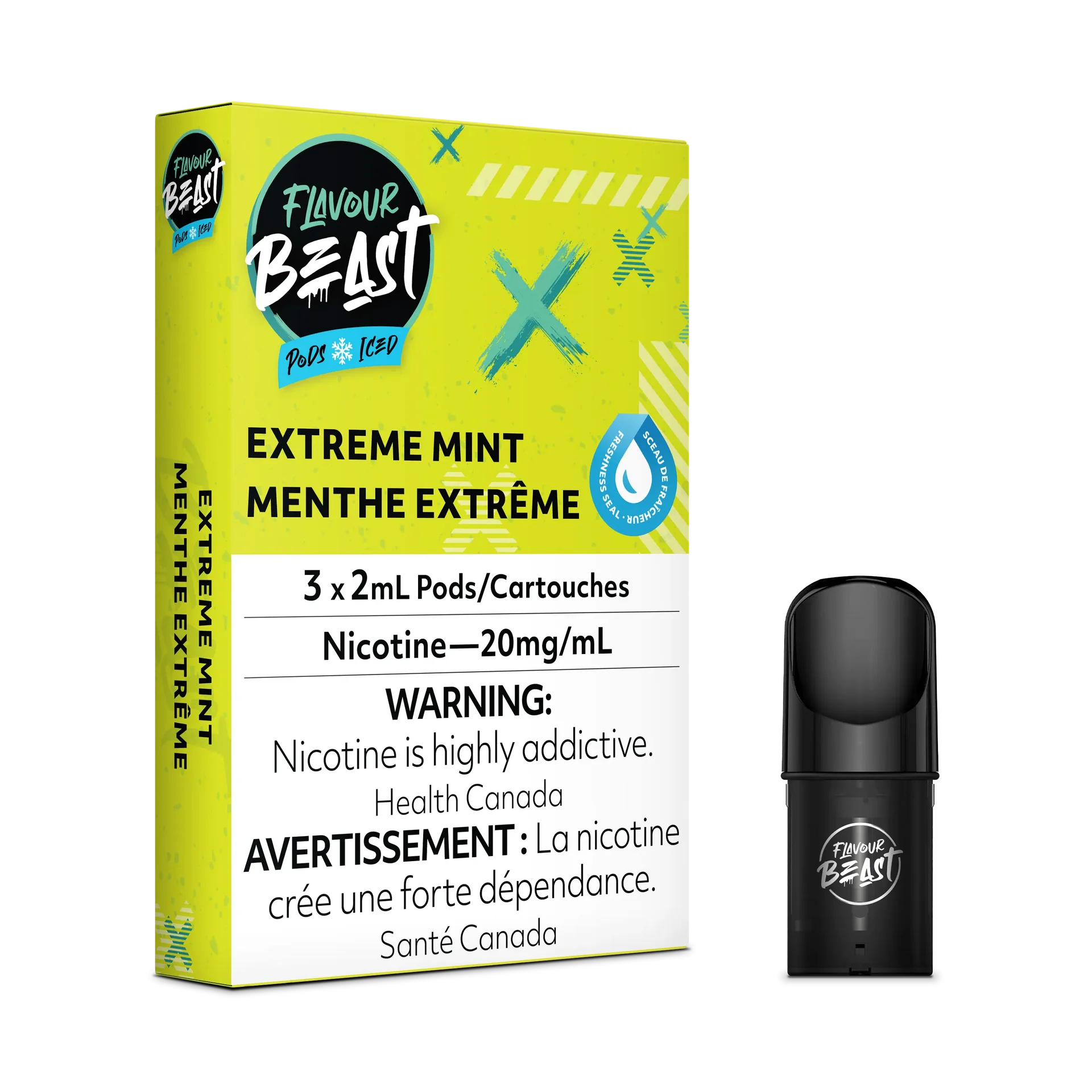 Flavour Beast Flow Pods - Extreme Mint Iced