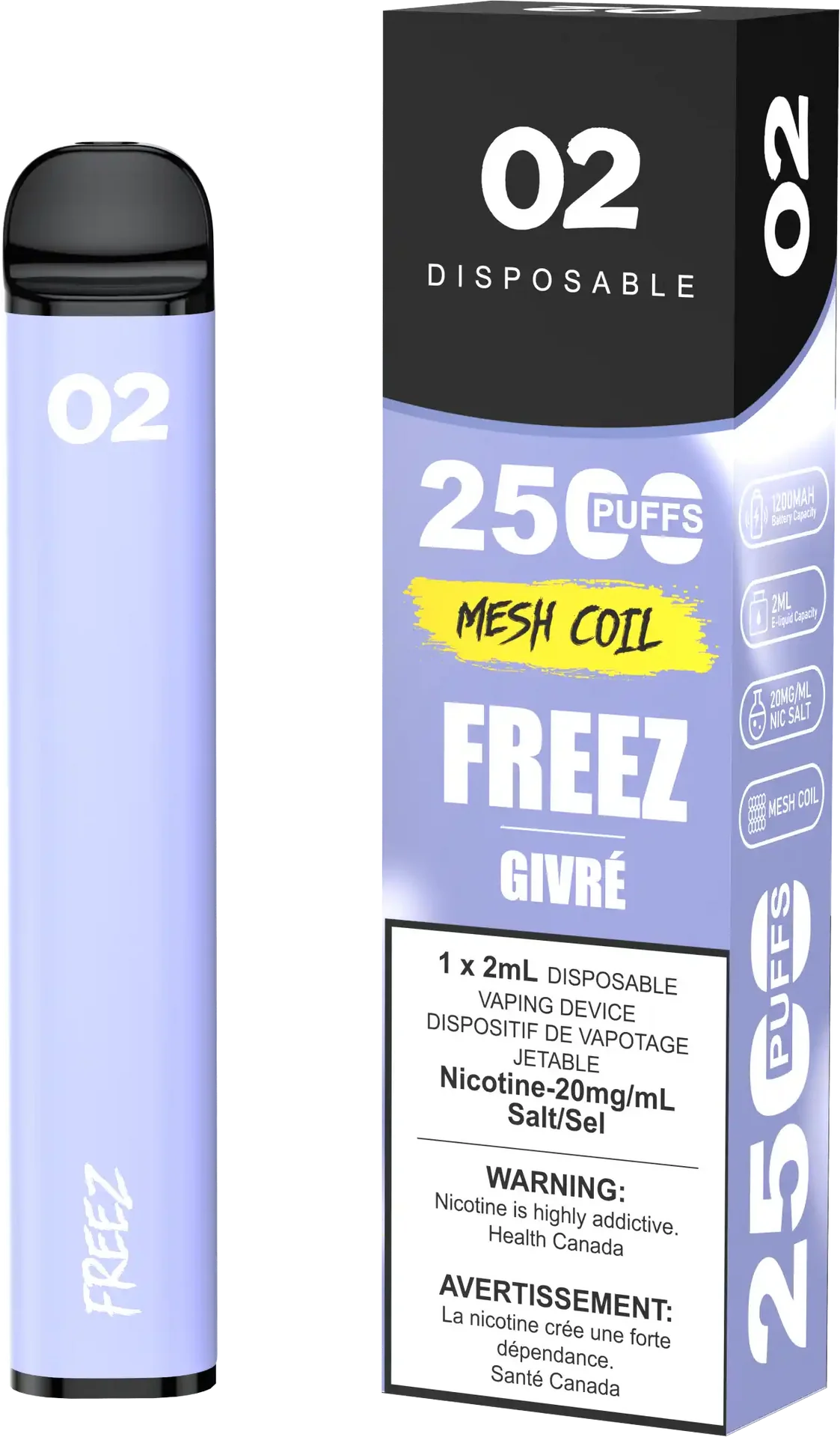 Freez O2 - Disposable 2.5K