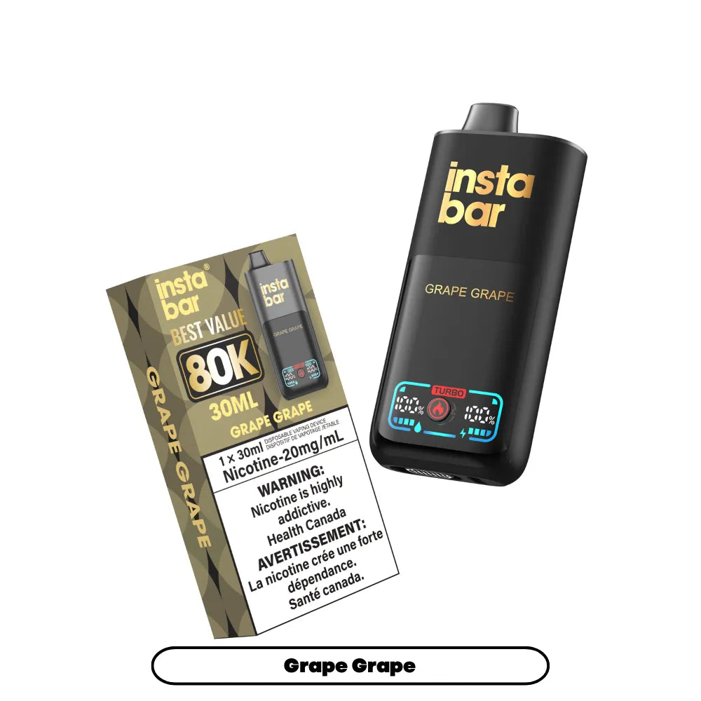 Grape Grape Insta Bar - Disposable 80K
