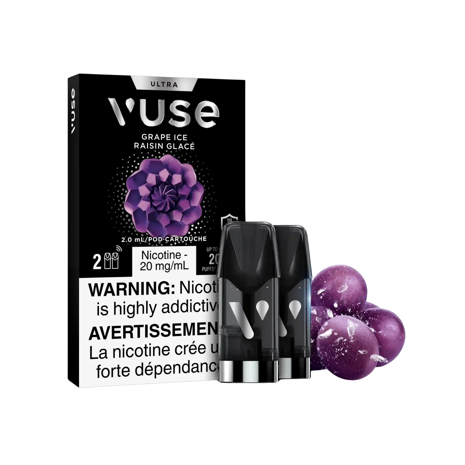 Grape Ice Vuse Ultra Pods by VUSE