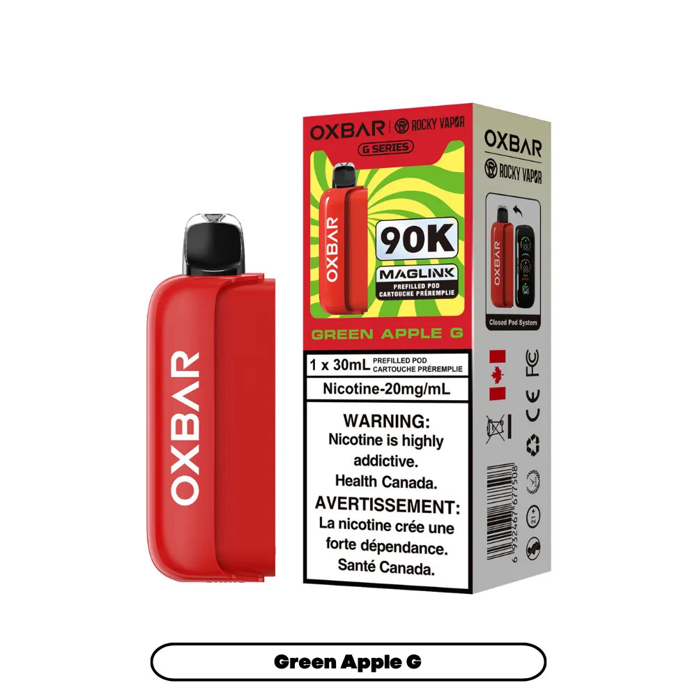 Green Apple G Oxbar Maglink Pods (G Series) 90K by OXBAR
