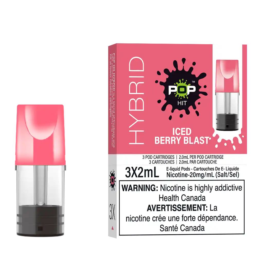 Iced Berry Blast Stlth Pods by Pop Hybrid
