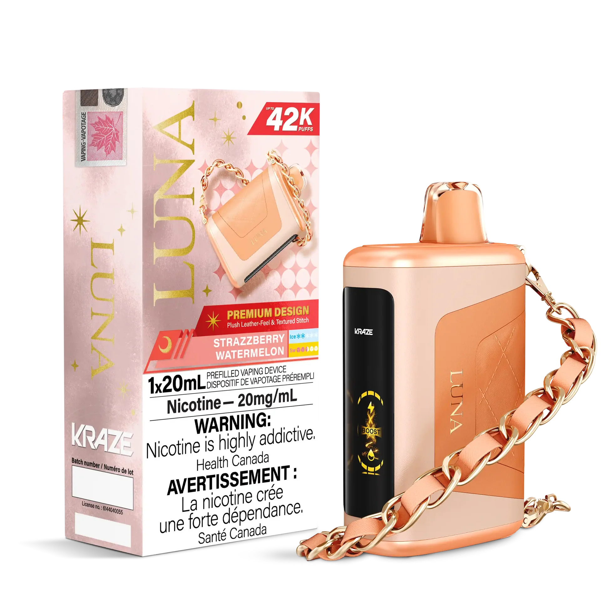 Strazzberry Watermelon Kraze Luna - Disposable 42K