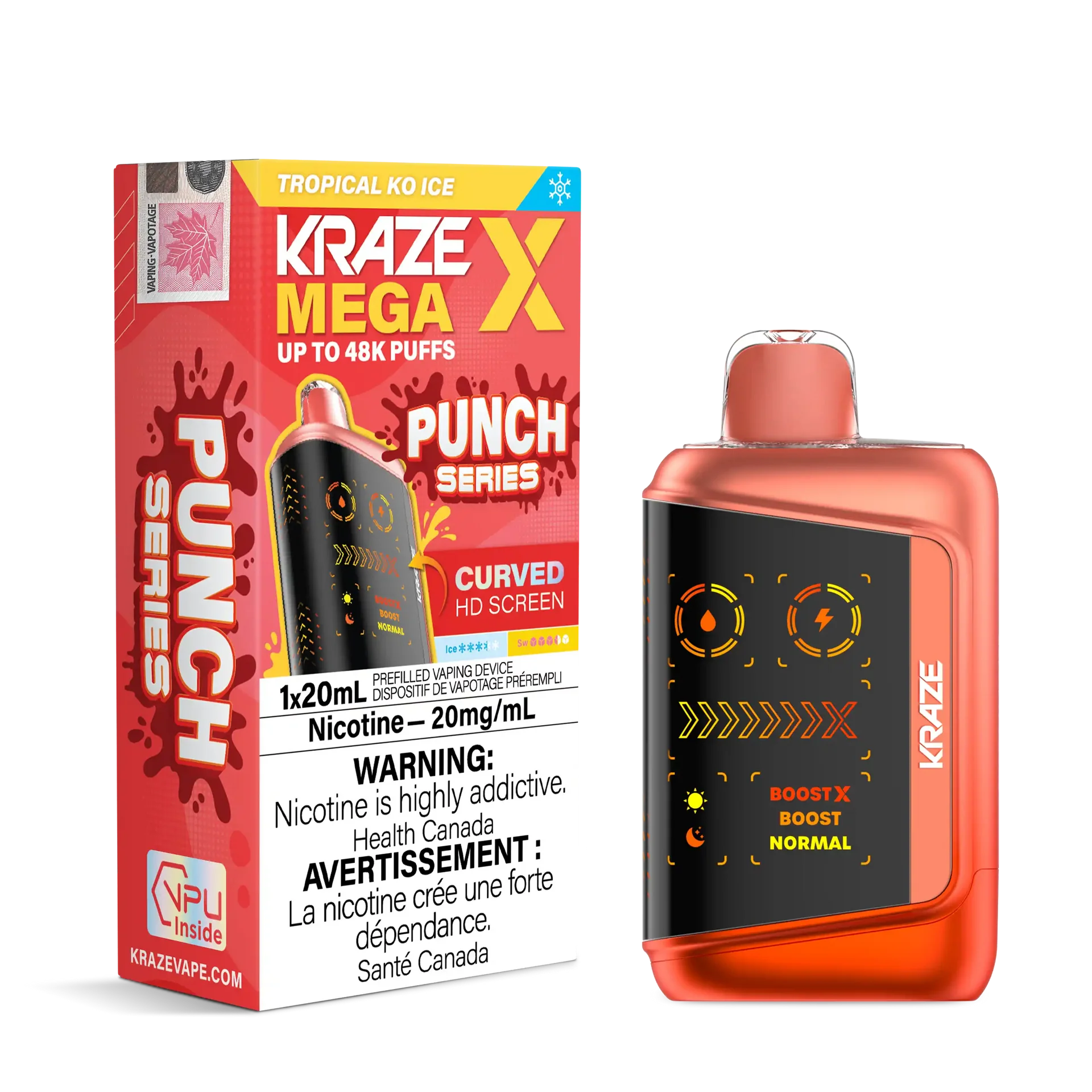 Tropical KO Ice Kraze Mega X - Disposable 48K by KRAZE