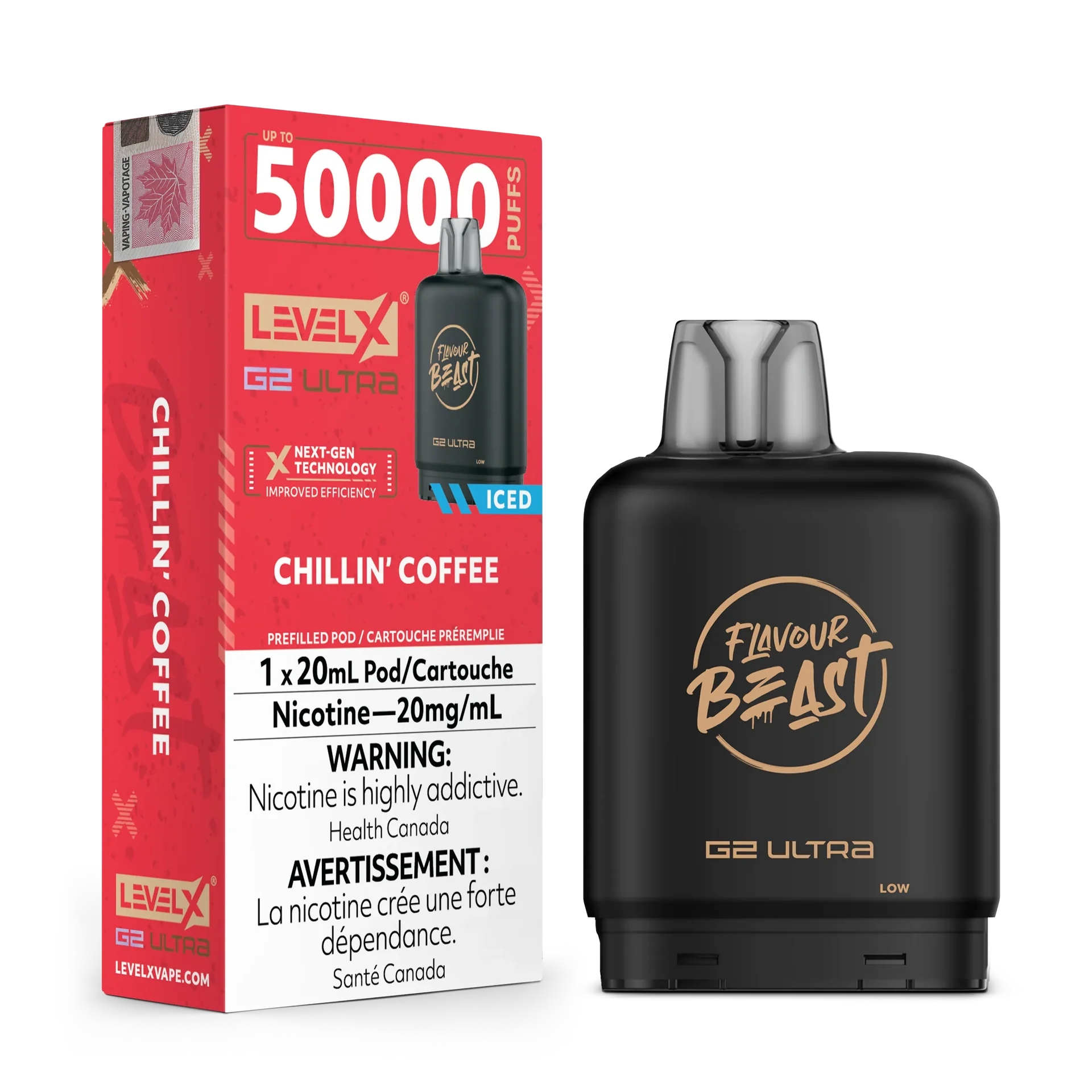 Chillin’ Coffee Iced by Level X Flavour Beast G2 Ultra 50K