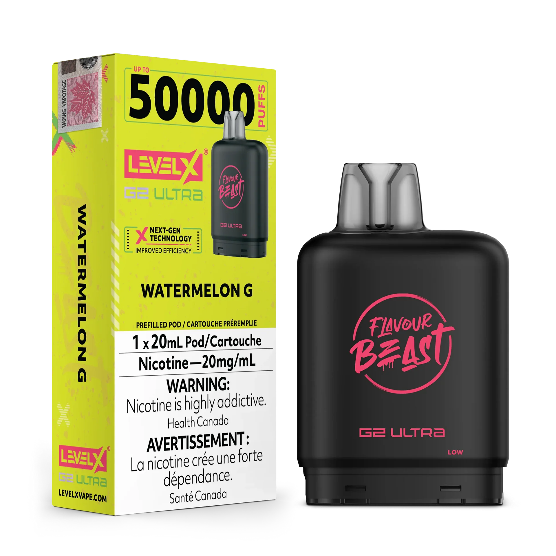 Watermelon G by Level X Flavour Beast G2 Ultra 50K