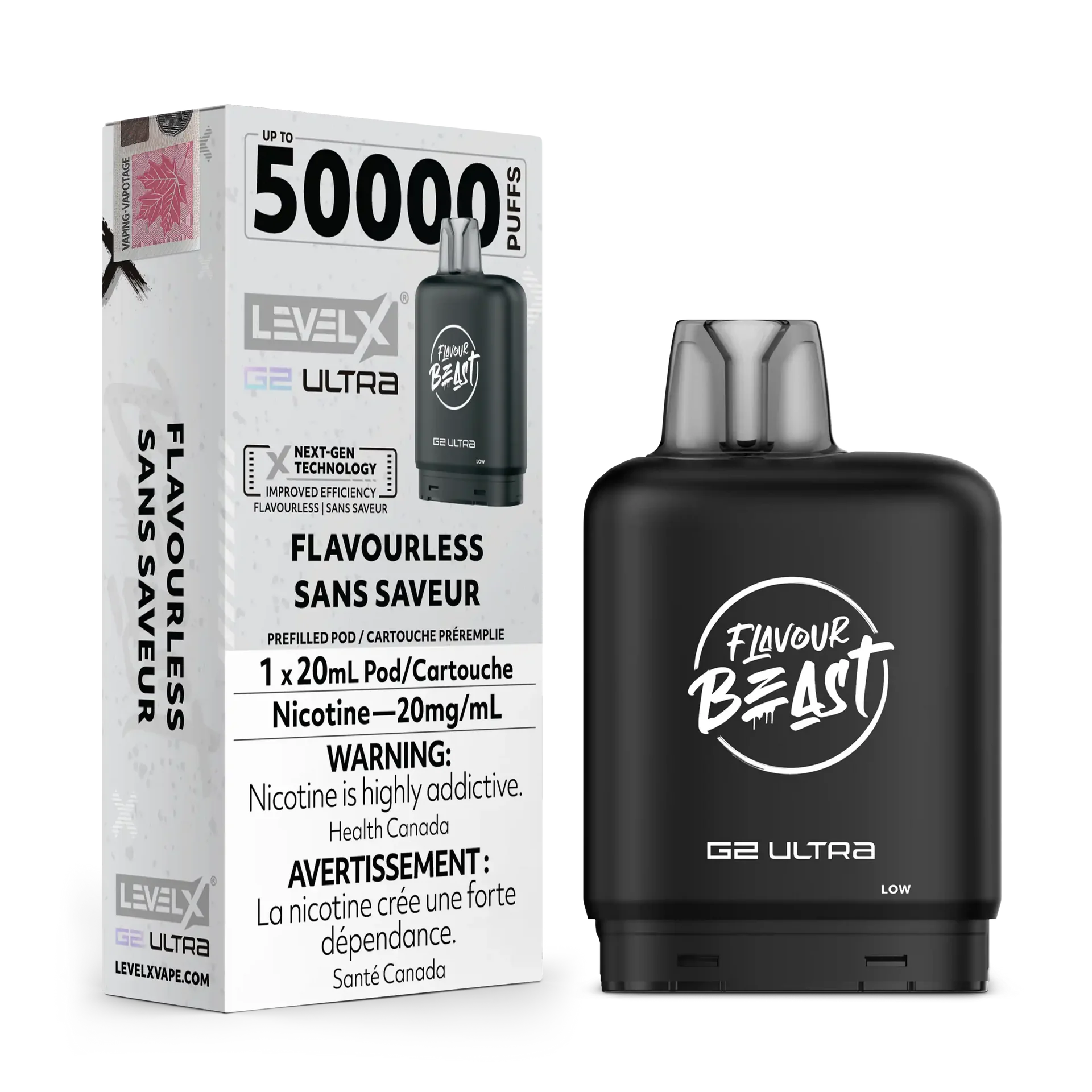 Flavourless by Level X Flavour Beast G2 Ultra 50K by LEVEL X BY FLAVOUR BEAST