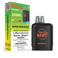 Super Sour Peach (Iced) Flavour Beast Boost G2 Pods 25K by LEVEL X BY FLAVOUR BEAST