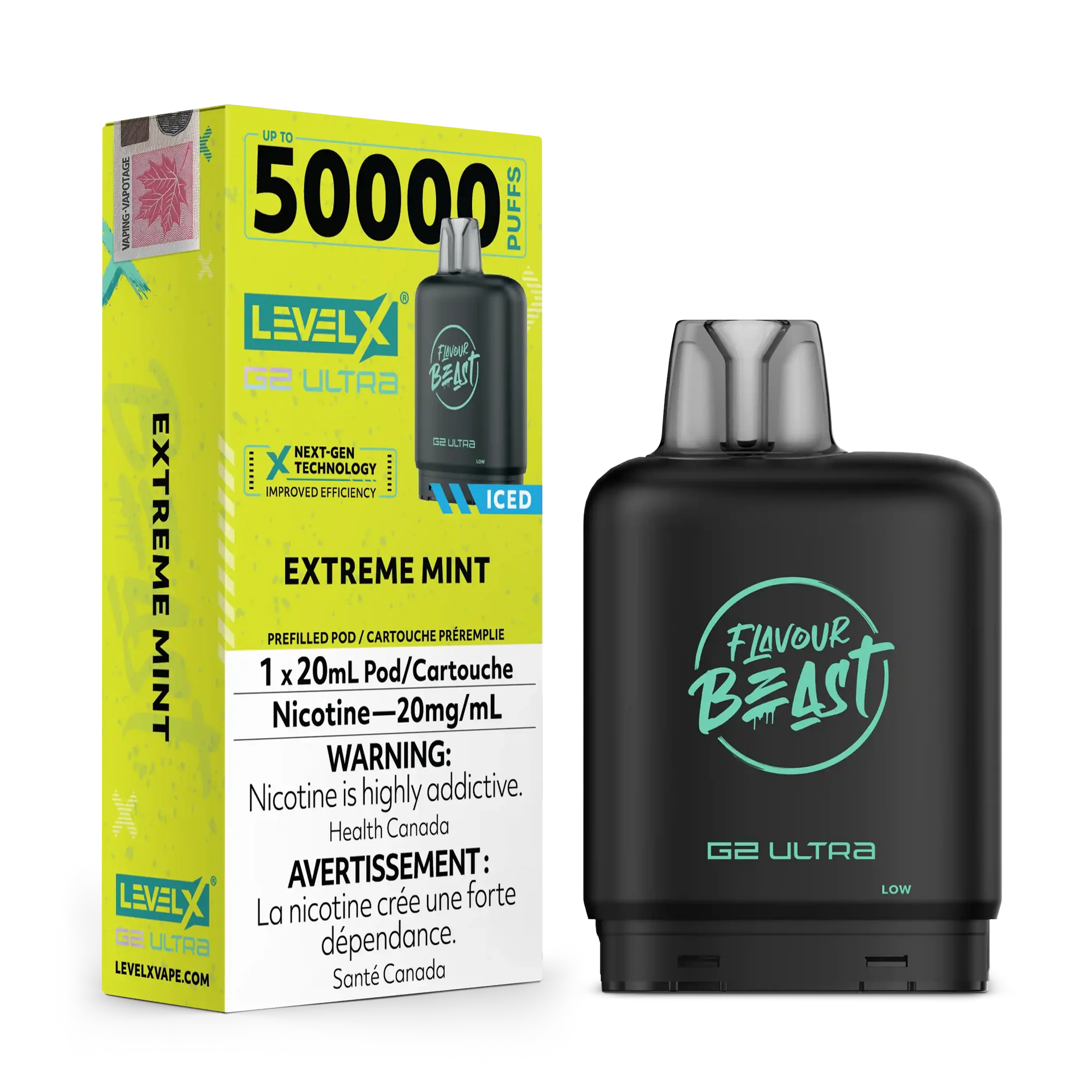Extreme Mint by Level X Flavour Beast G2 Ultra 50K by LEVEL X BY FLAVOUR BEAST
