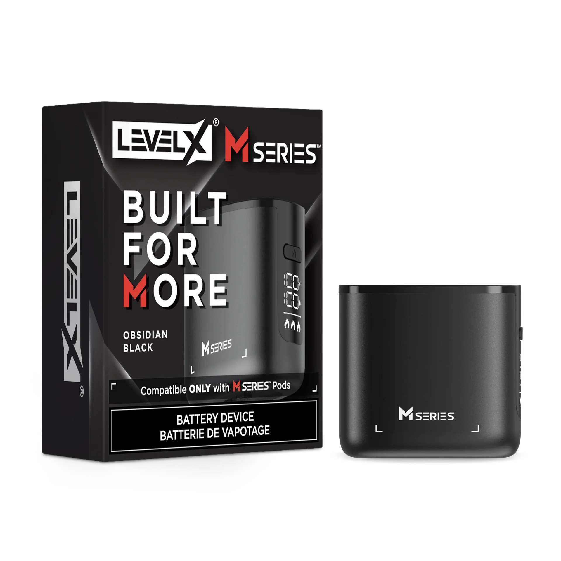 Level X - M Series Device (Battery) in Obsidian Black