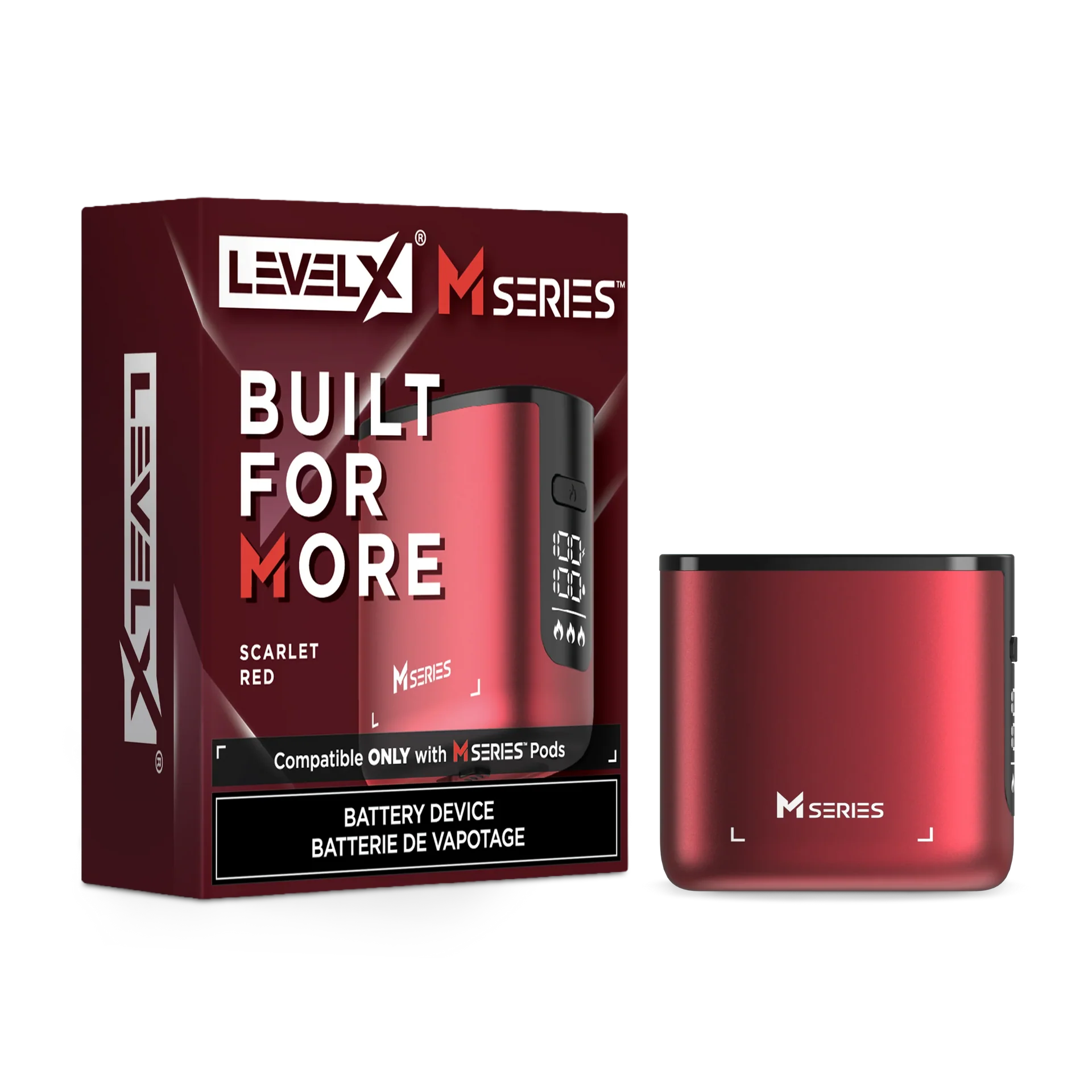 Level X - M Series Device (Battery) in Scarlet Red