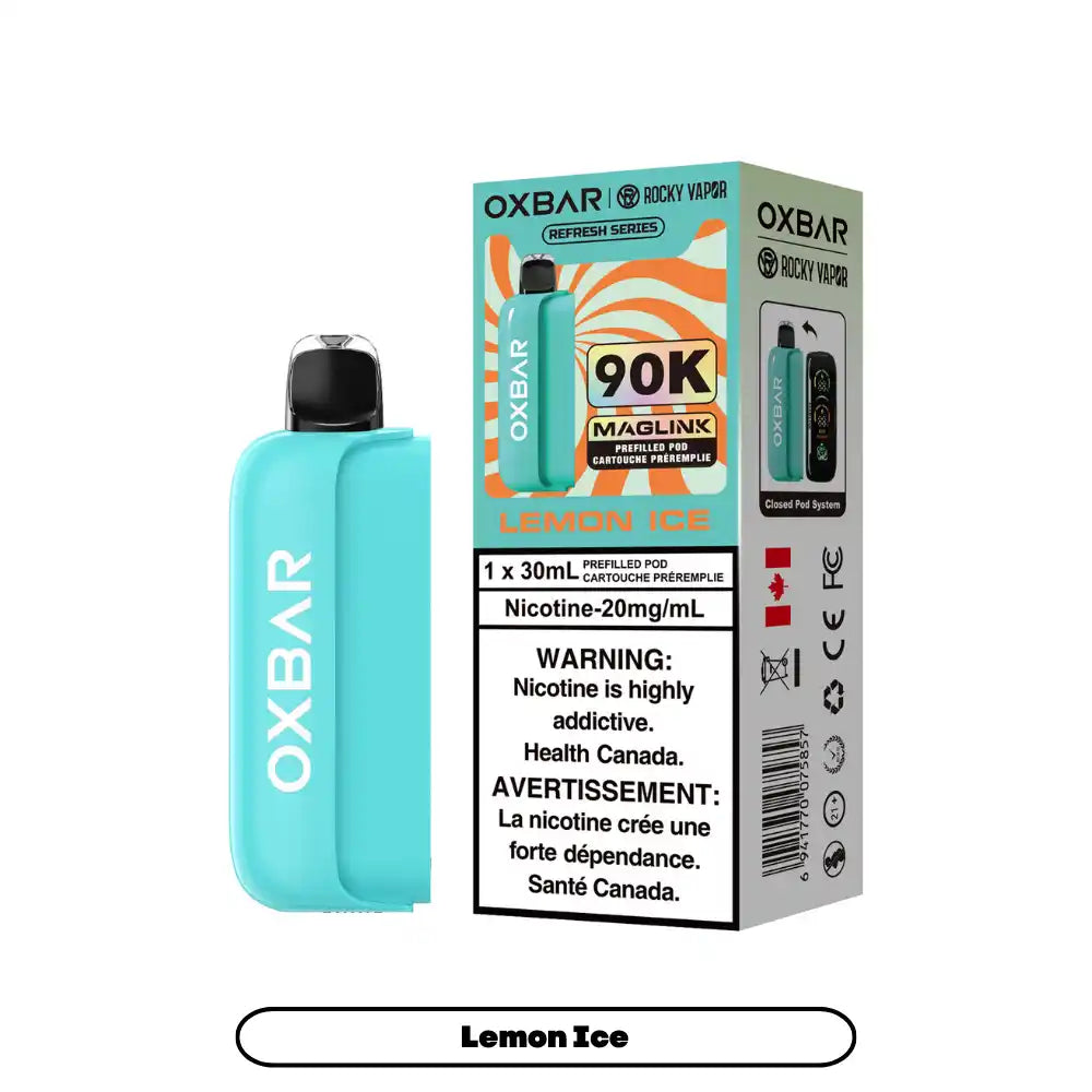 Lemon Ice Oxbar Maglink Pods (Refresh Series) 90K by OXBAR