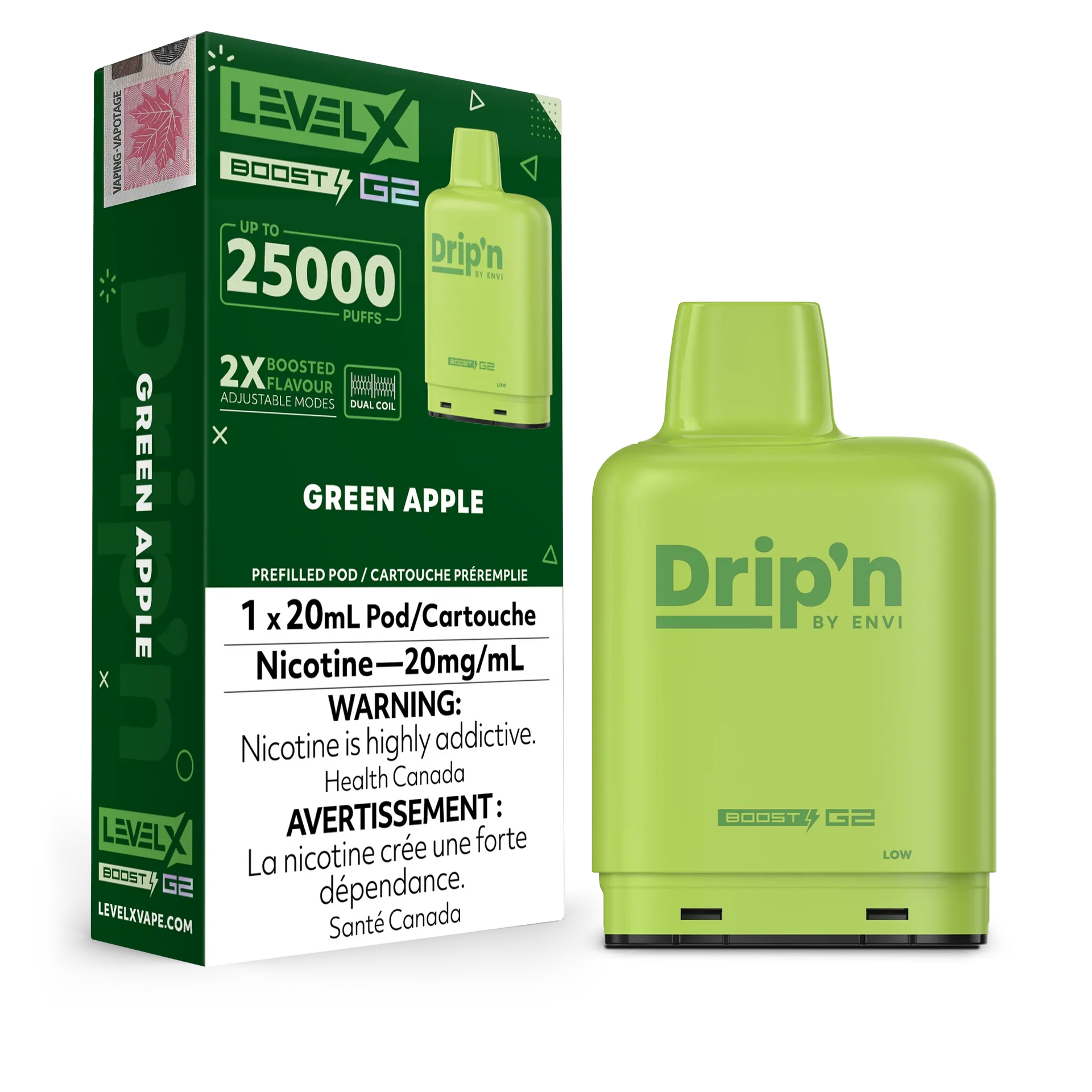 Level X - Drip'n Boost G2 Pods 25K