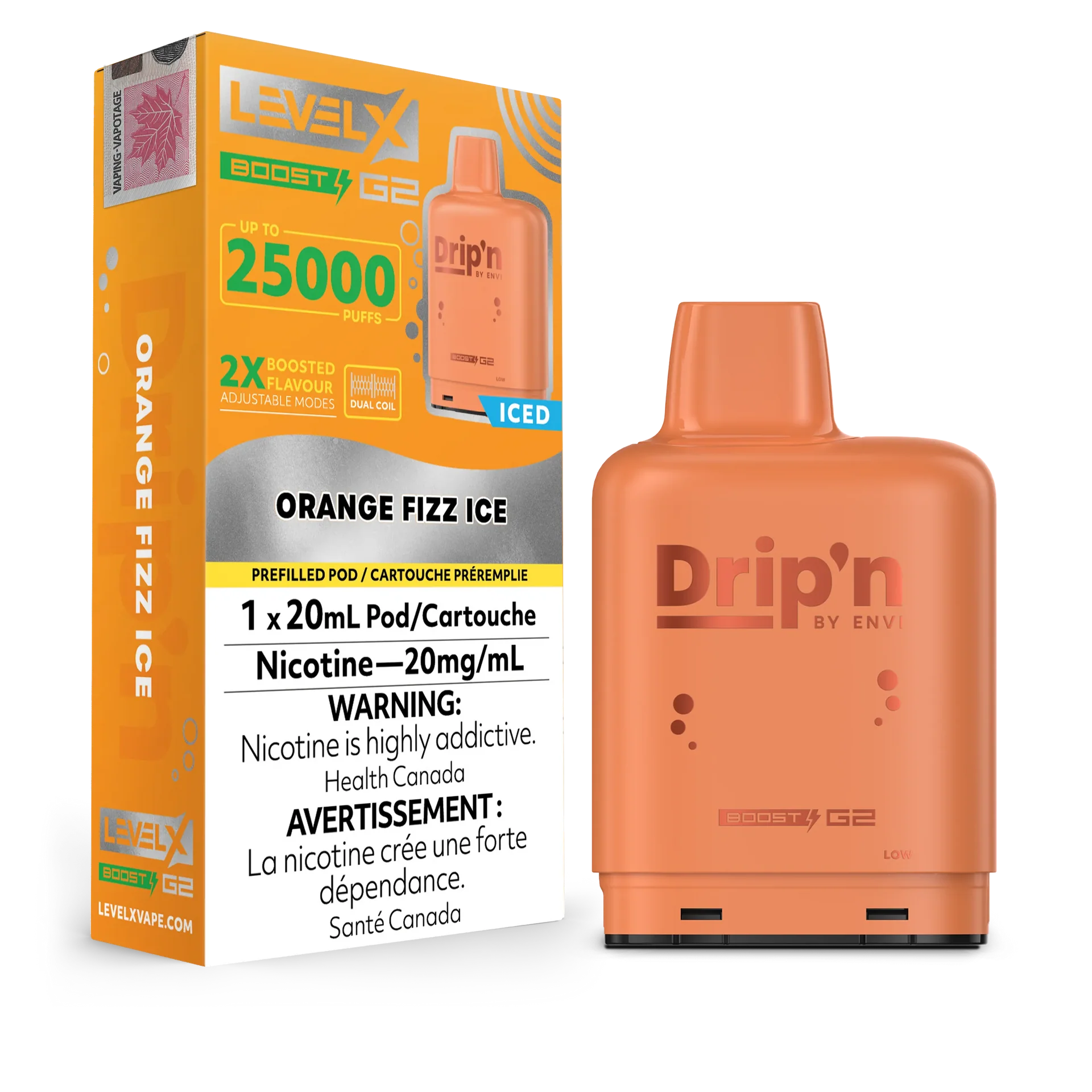 Level X - Drip'n Boost G2 Pods 25K