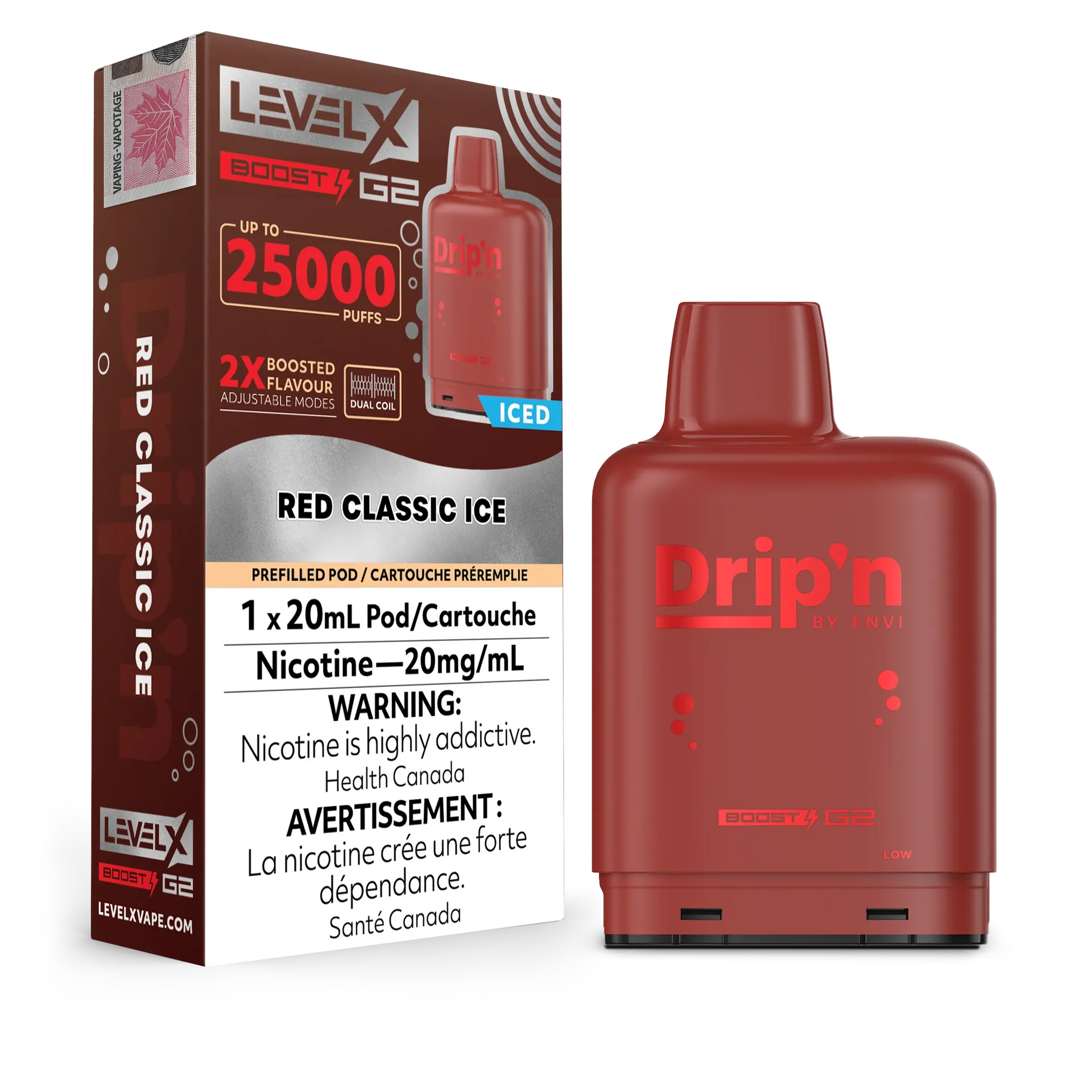 Level X - Drip'n Boost G2 Pods 25K