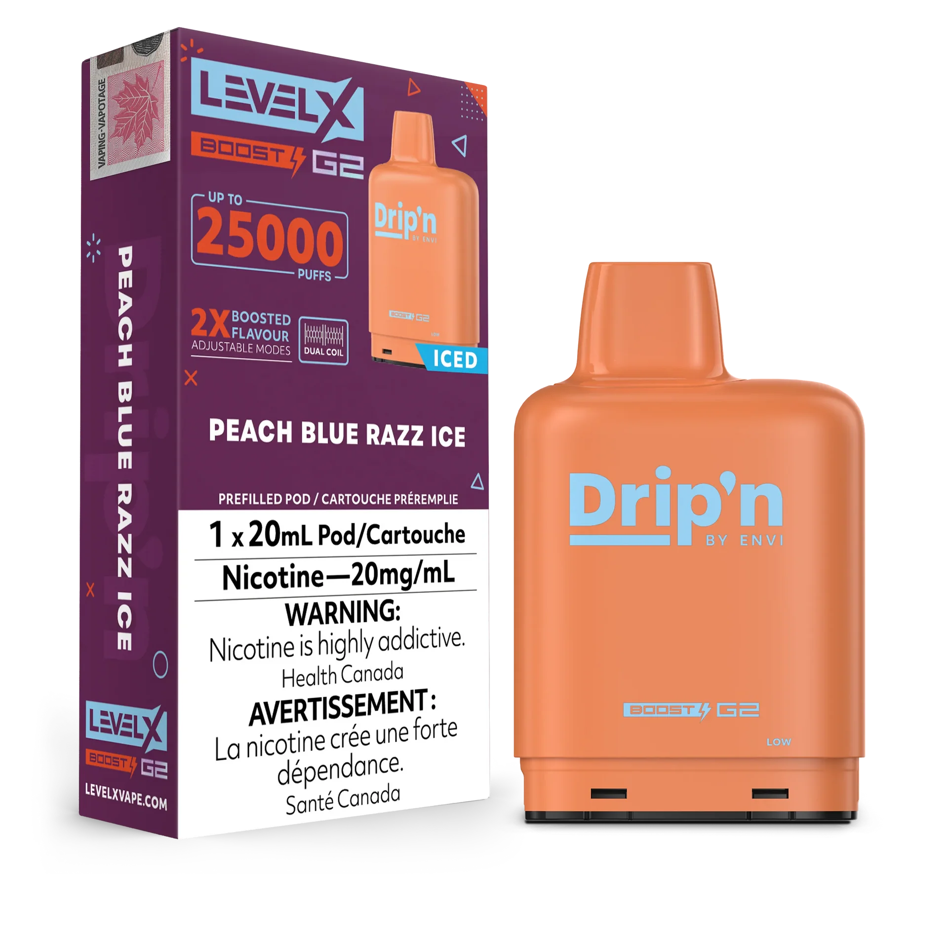 Level X - Drip'n Boost G2 Pods 25K