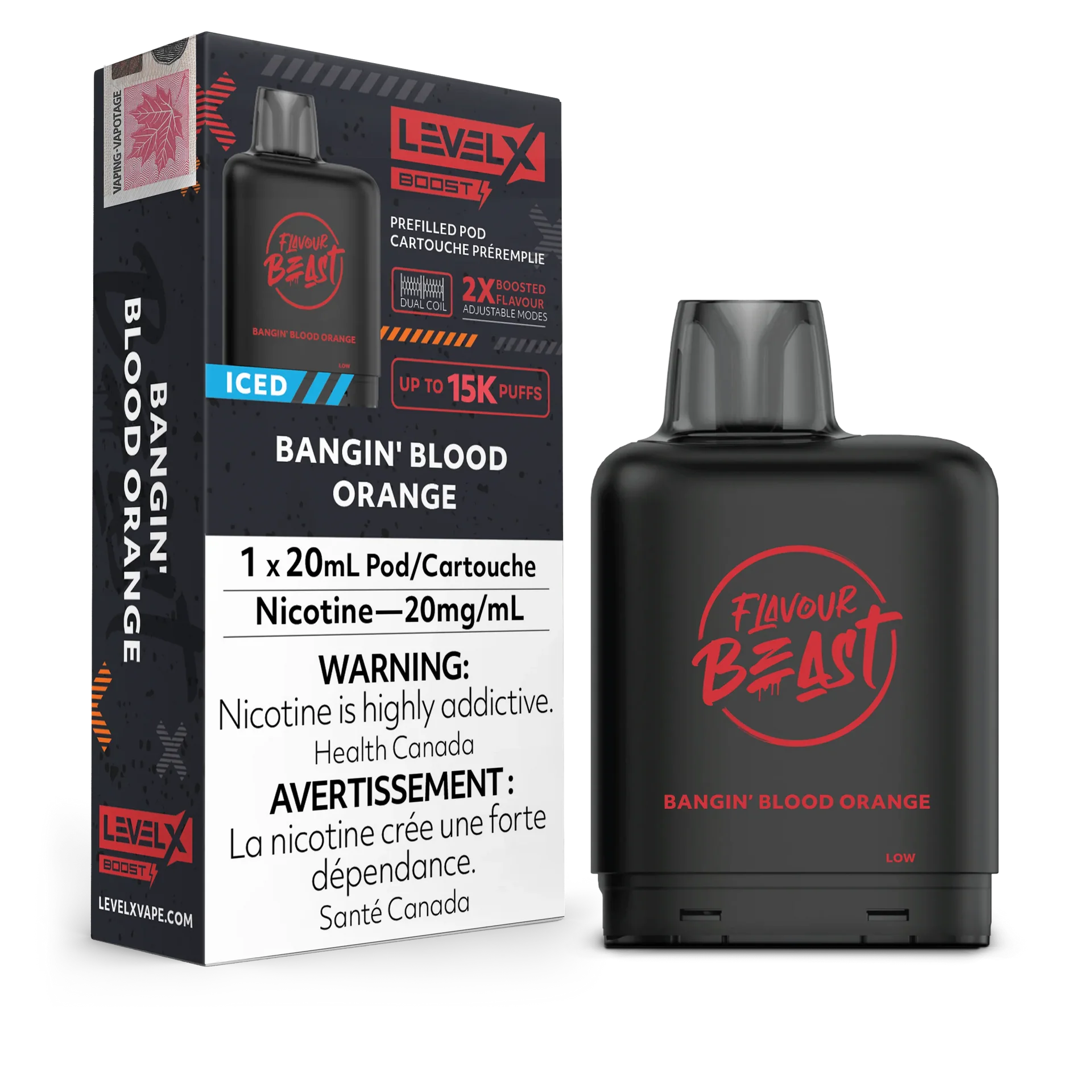 Level X - Flavour Beast Boost Pods 15K