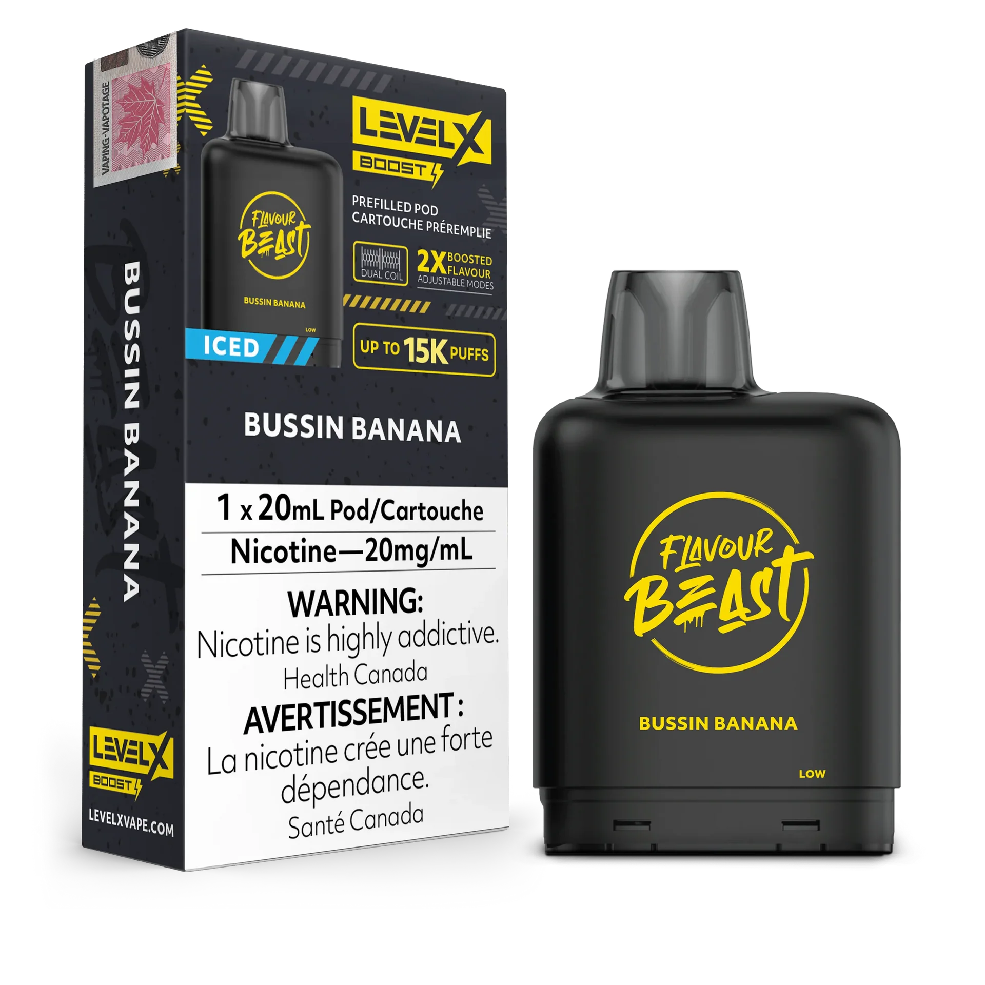 Level X - Flavour Beast Boost Pods 15K