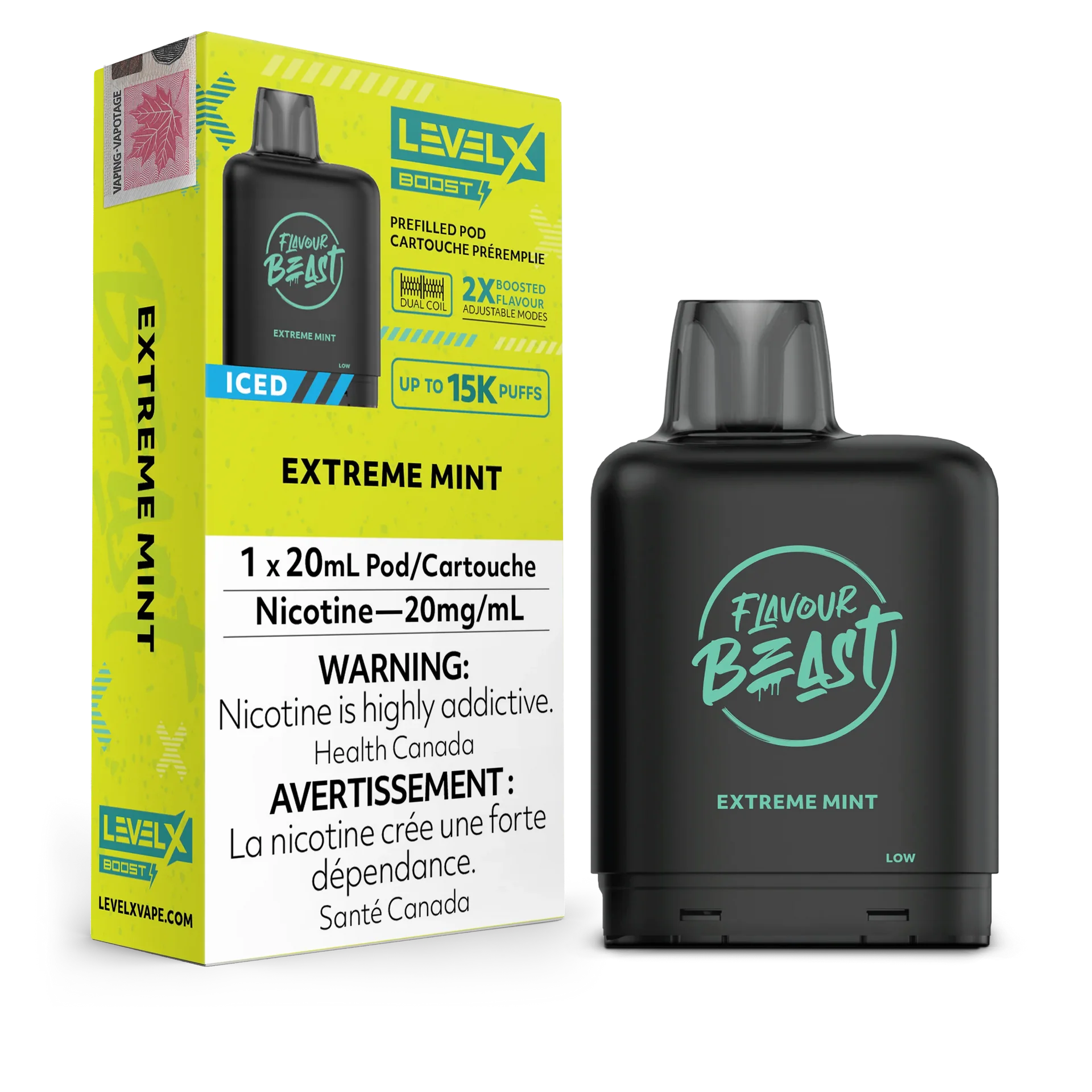 Level X - Flavour Beast Boost Pods 15K