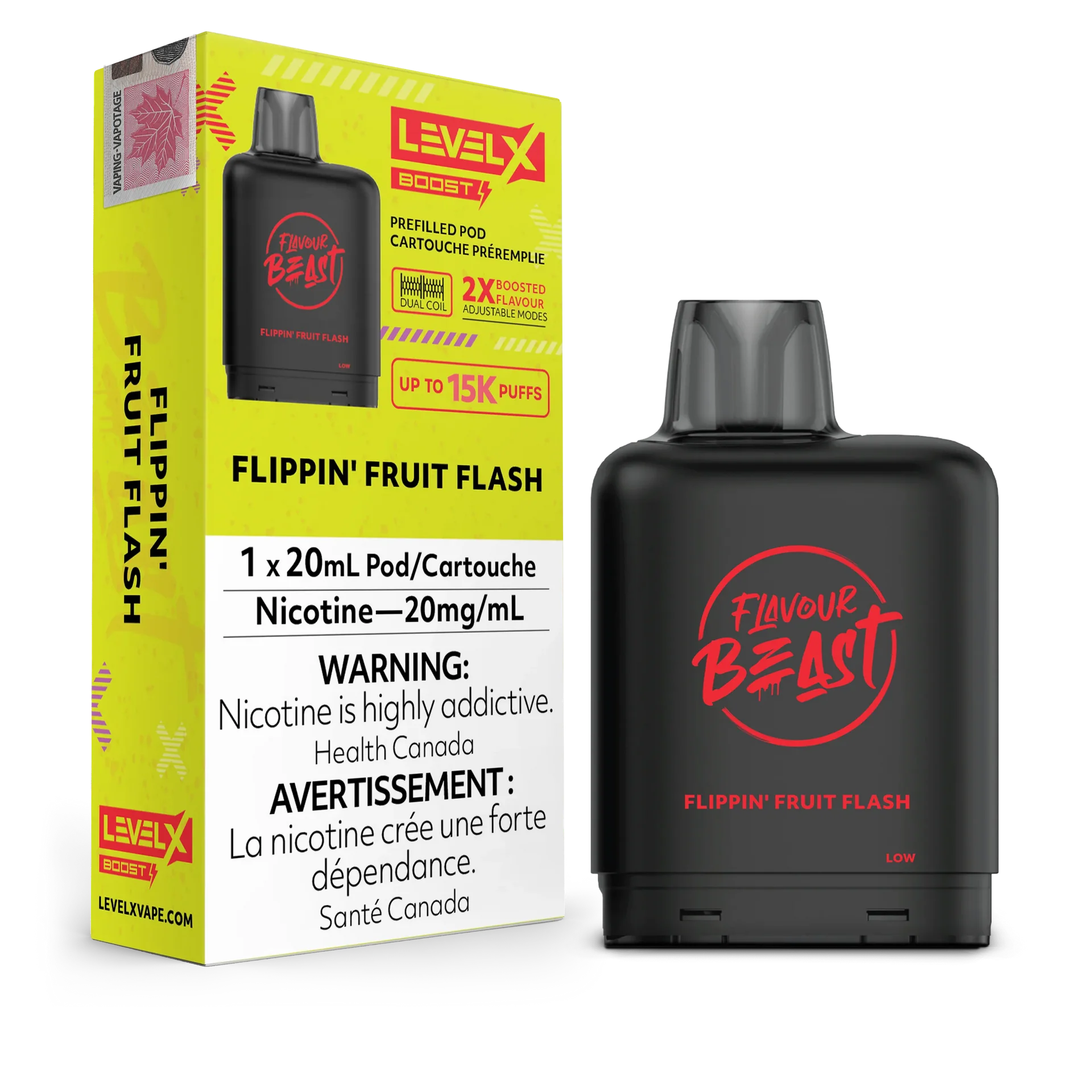 Level X - Flavour Beast Boost Pods 15K