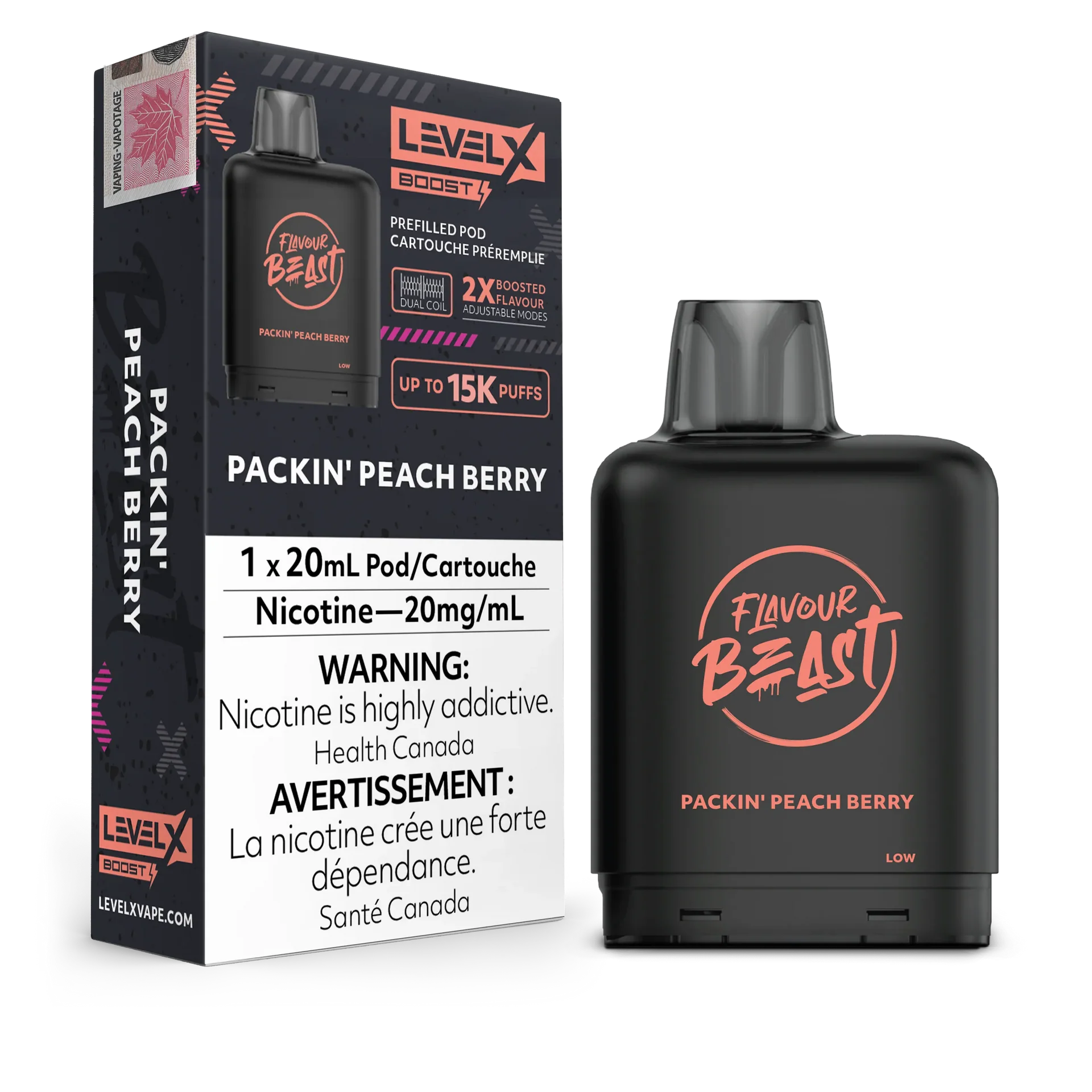 Level X - Flavour Beast Boost Pods 15K