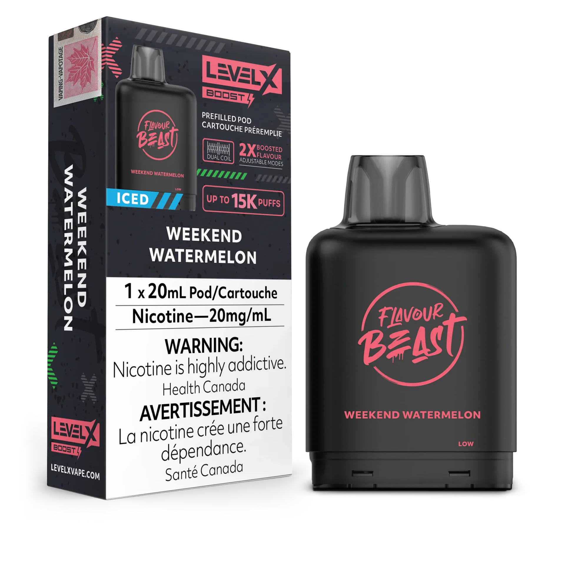 Level X - Flavour Beast Boost Pods 15K