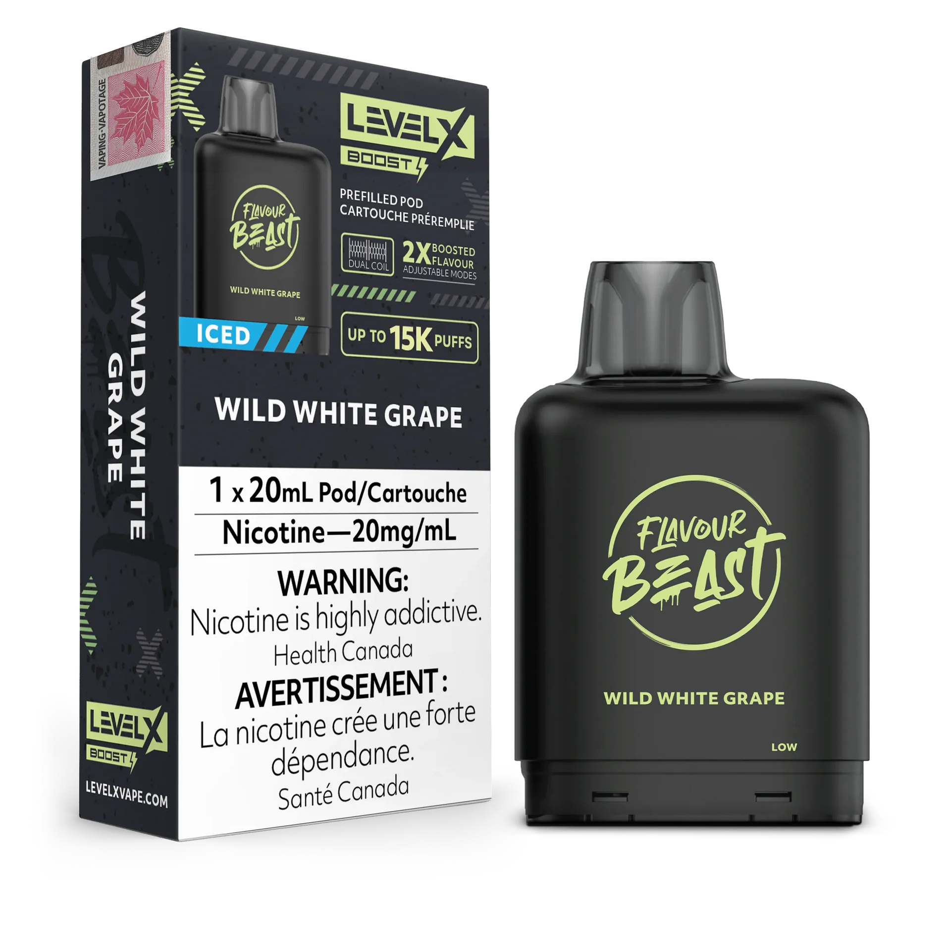 Level X - Flavour Beast Boost Pods 15K